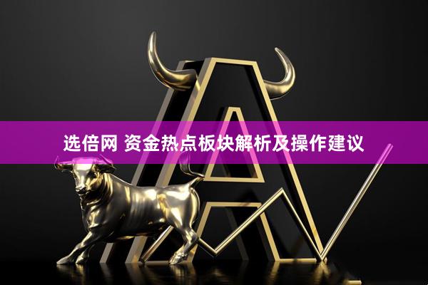 选倍网 资金热点板块解析及操作建议