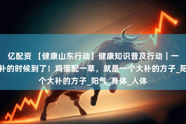亿配资 【健康山东行动】健康知识普及行动｜一年中最需要进补的时候到了！鸡蛋配一草，就是一个大补的方子_阳气_身体_人体